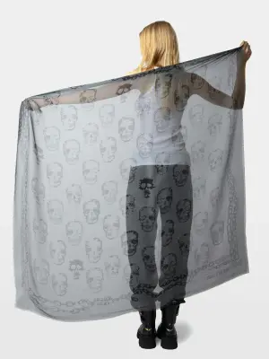 Foulard Kerry Skull 135 — photo 4