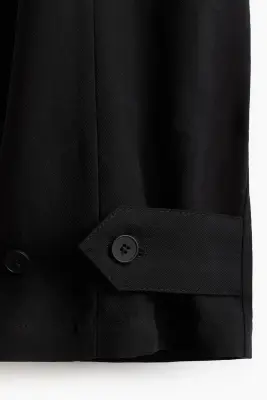 Pantalon barrel cargo - Bleu marine — photo 4
