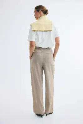 Pantalon chic à jambes barrel - Gris ancien clair — photo 3