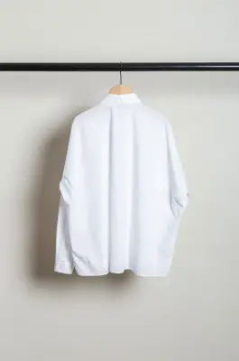Everyday Shirts – GIOIA 77DT1020 –  BIANCO UNITO TINTO CAPO / GAR.DYED WHITE PLAIN — photo 4