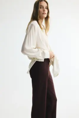 Pantalon cigarette - Bordeaux — photo 2