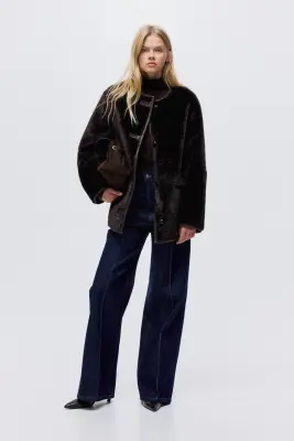 Veste duveteuse - Marron foncé — photo 2
