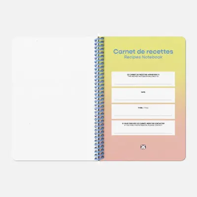 Carnet de recettes A5 – Papier Tigre — photo 3