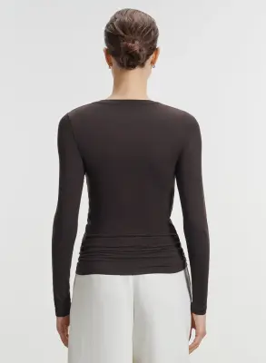 T-shirt en viscose et élasthanne — photo 2