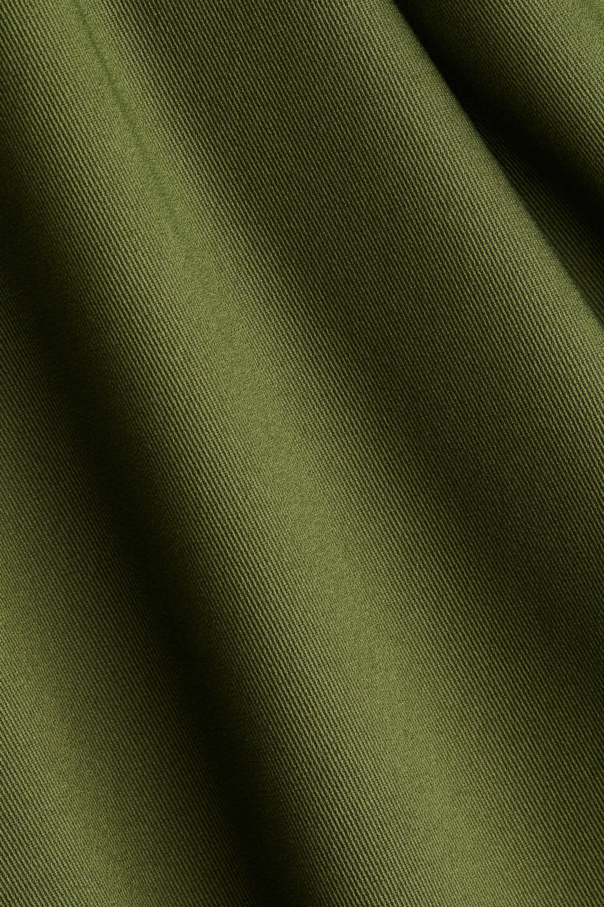 Robe droite en twill - Vert