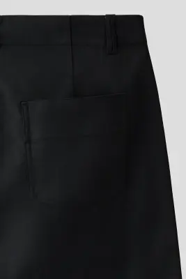 Pantalon chic Slim Fit en twill - Noir — photo 5