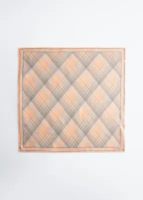 Foulard en soie imprimée - Abricot — photo 2