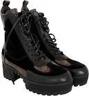 Bottes desert boot laureate 1a4xy3 cuir et toile monogram