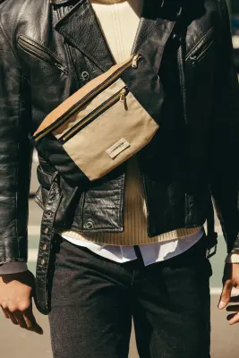 Sac banane Orsel L coton ciré Rive Droite — photo 4