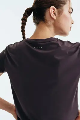 T-shirt de running rafraîchissant DryMove™ - Prune — photo 1