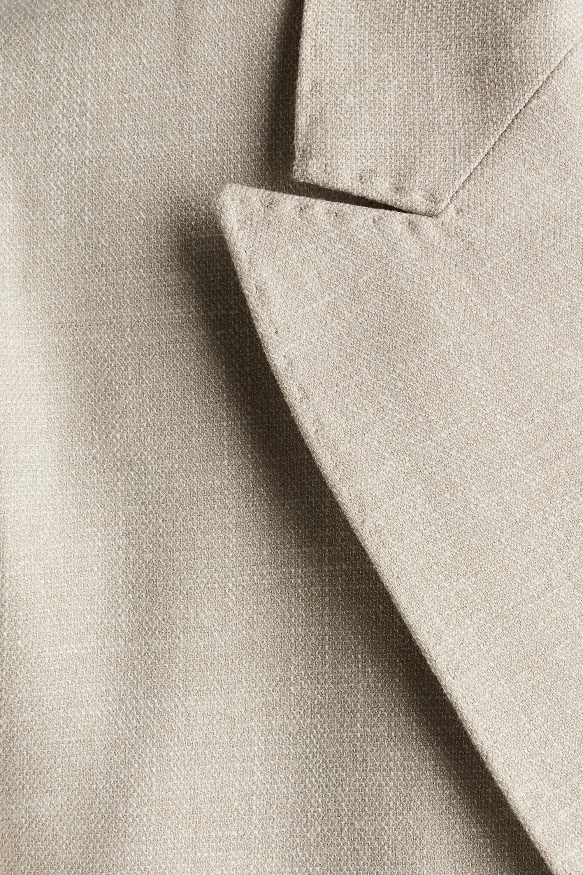Veste Regular Fit à fermeture croisée - Beige clair