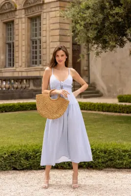Hannah Maxi Dress - Blue — photo 1