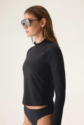 Top de bain protégeant des UV Lycra® Xtra Life™ - Noir — photo 4