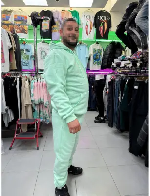 Ensemble Molleton basique vert menthe — photo 3