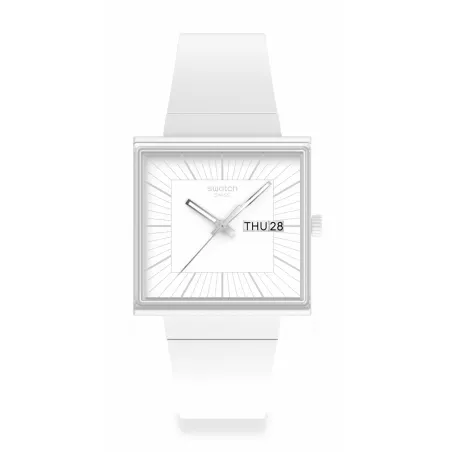 Swatch Essentials SO34W700 - WHAT IF...ALLWHITE?