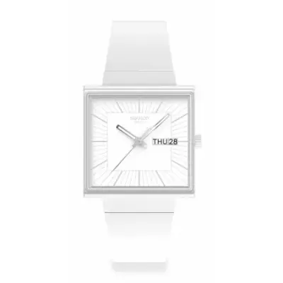 Swatch Essentials SO34W700 - WHAT IF...ALLWHITE? — photo 1