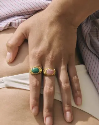 Nouveau ! ALHAJA Bague Persia Rose Gold — photo 3