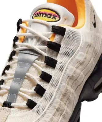 Chaussure Nike sb Air Max 95 – sail/black/lazer orange — photo 4