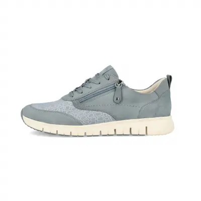 Baskets Tamaris 8-53705-20 Bleues - Cuir Léger Grande Pointure Femme — photo 4