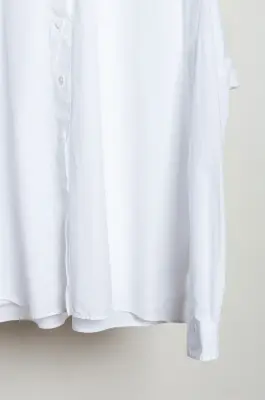 Everyday Shirts – GIOIA 77DT1020 –  BIANCO UNITO TINTO CAPO / GAR.DYED WHITE PLAIN — photo 3