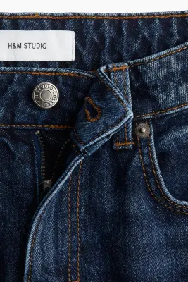 Jean à jambes droites - Bleu denim — photo 1
