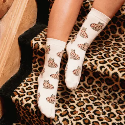 Chaussettes Chat Bengal Coucou Suzette — photo 1
