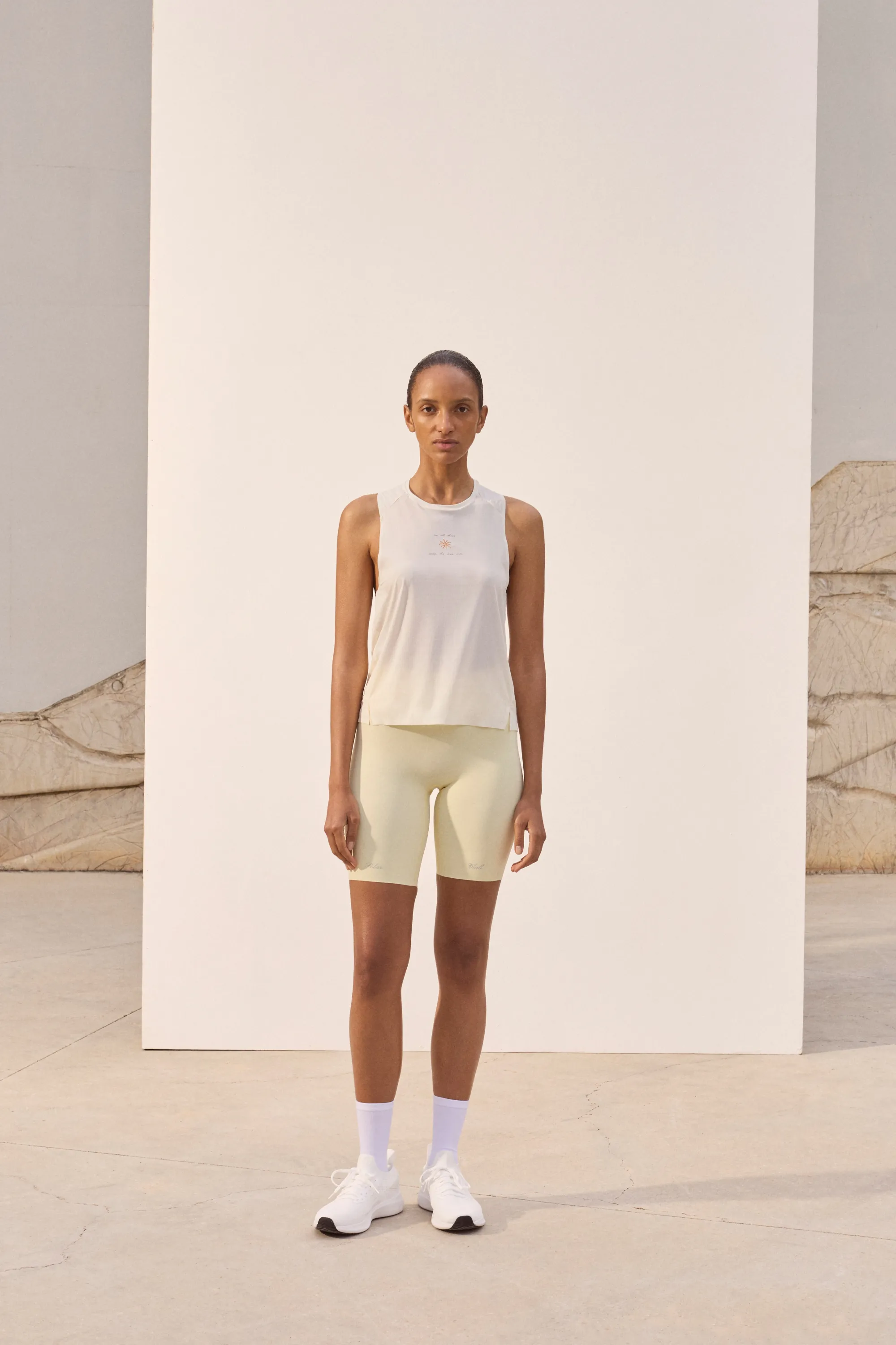 Débardeur de running CoolMove™ - Ivoire