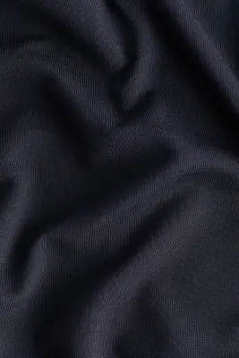 Robe T-shirt midi - Bleu marine — photo 3