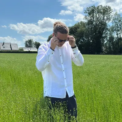 Chemise Constance Homme Blanc — photo 2