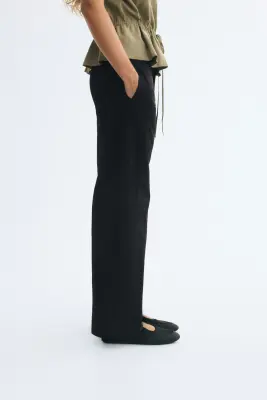 Pantalon barrel - Noir — photo 2