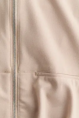 Veste sans manches avec base à effet boule - Beige — photo 4
