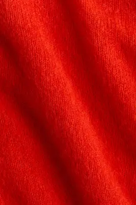 Pull en maille fine avec encolure bateau - Orange vif — photo 3