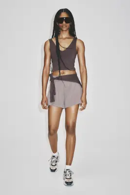 Top de sport avec soutien-gorge SculptMove™ - Bruyère foncé — photo 1