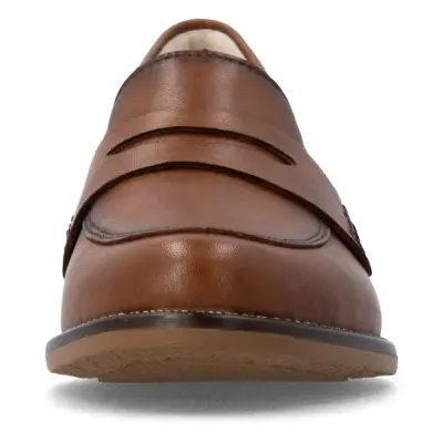 Mocassins Remonte D0F05-24 Marron - Cuir Lisse Talon Plat Grande Pointure Femme — photo 4