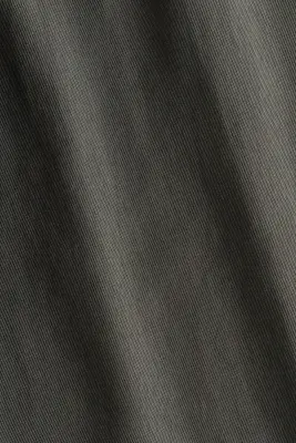 Pantalon barrel avec détails croisés - Gris foncé — photo 4