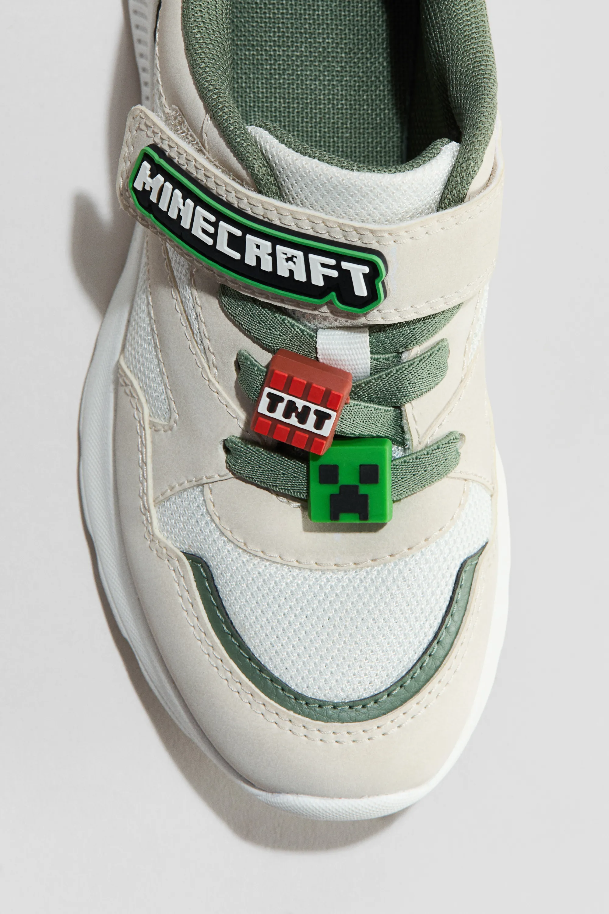 Sneakers imprimées - Blanc/Minecraft