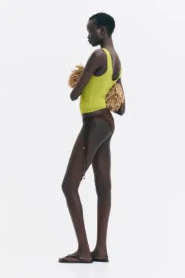Débardeur en maille - Vert lime — photo 2