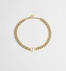 Collier dore montaigne metal