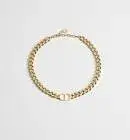 Collier dore montaigne metal