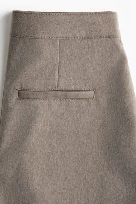 Pantalon barrel - Taupe foncé — photo 4