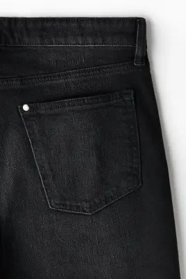 Short Slim en denim - Noir denim — photo 3