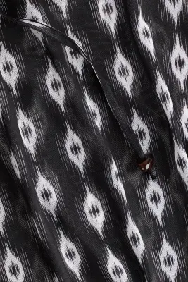 Pantalon ballon en mesh - Noir/motif — photo 5