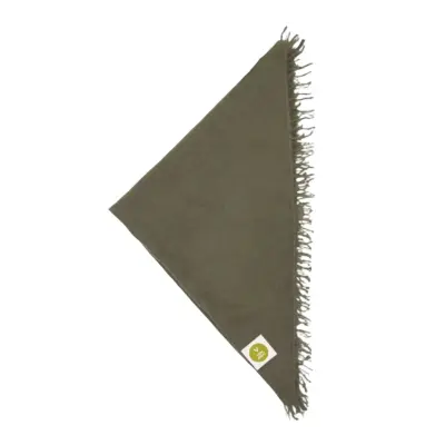 Bandana SMOKEY OLIVE WITH FRINGS - V VON GOAT — photo 2