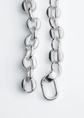 Collier à maillons polis - Argenté — photo 3