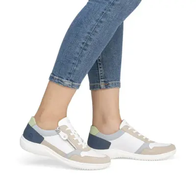 Baskets Remonte D1E06-81 Multicolore - Cuir Zip Grande Pointure Femme — photo 5
