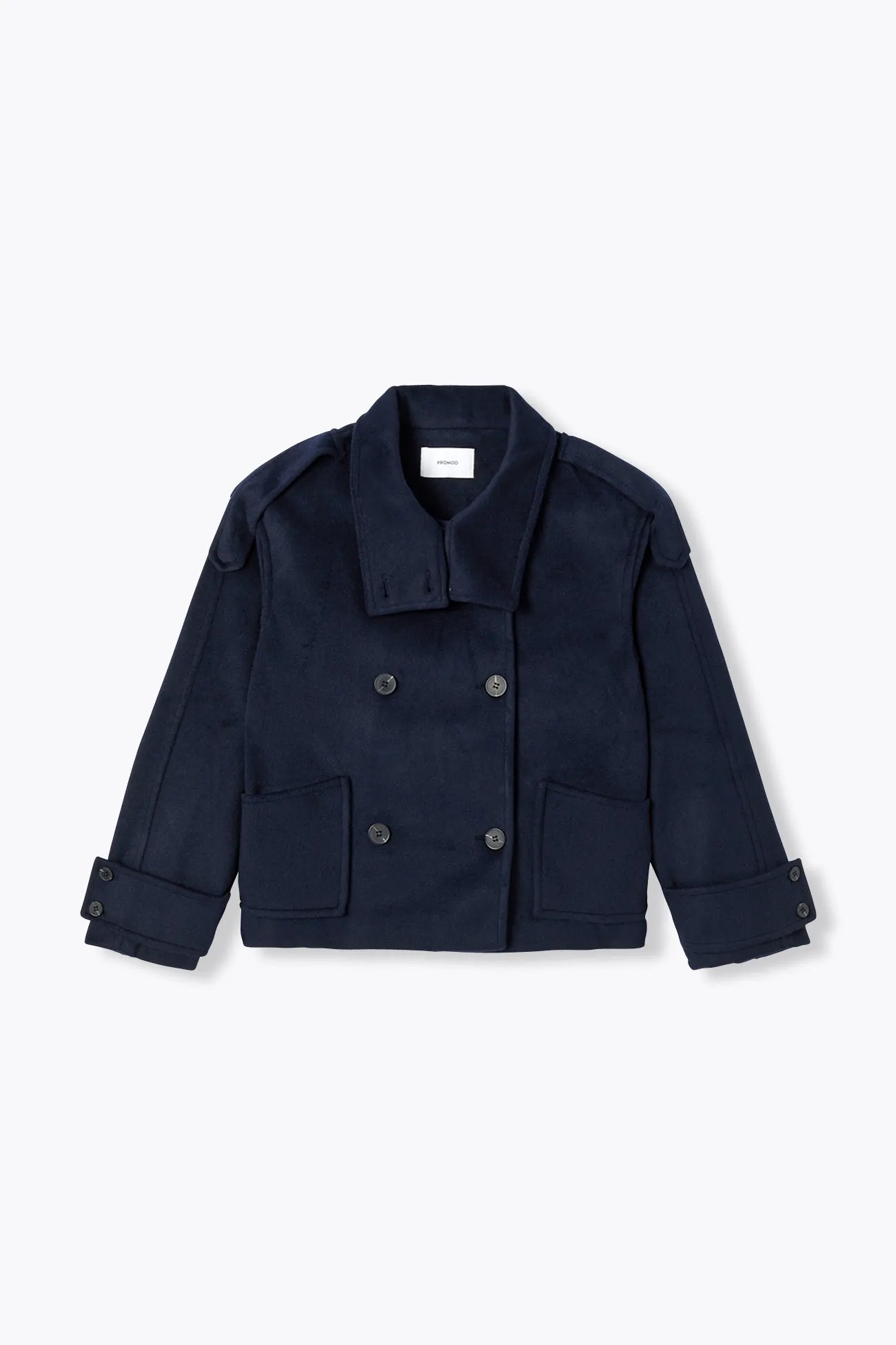 Manteau court et doux Femme