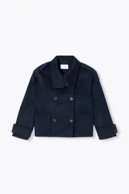Manteau court et doux Femme