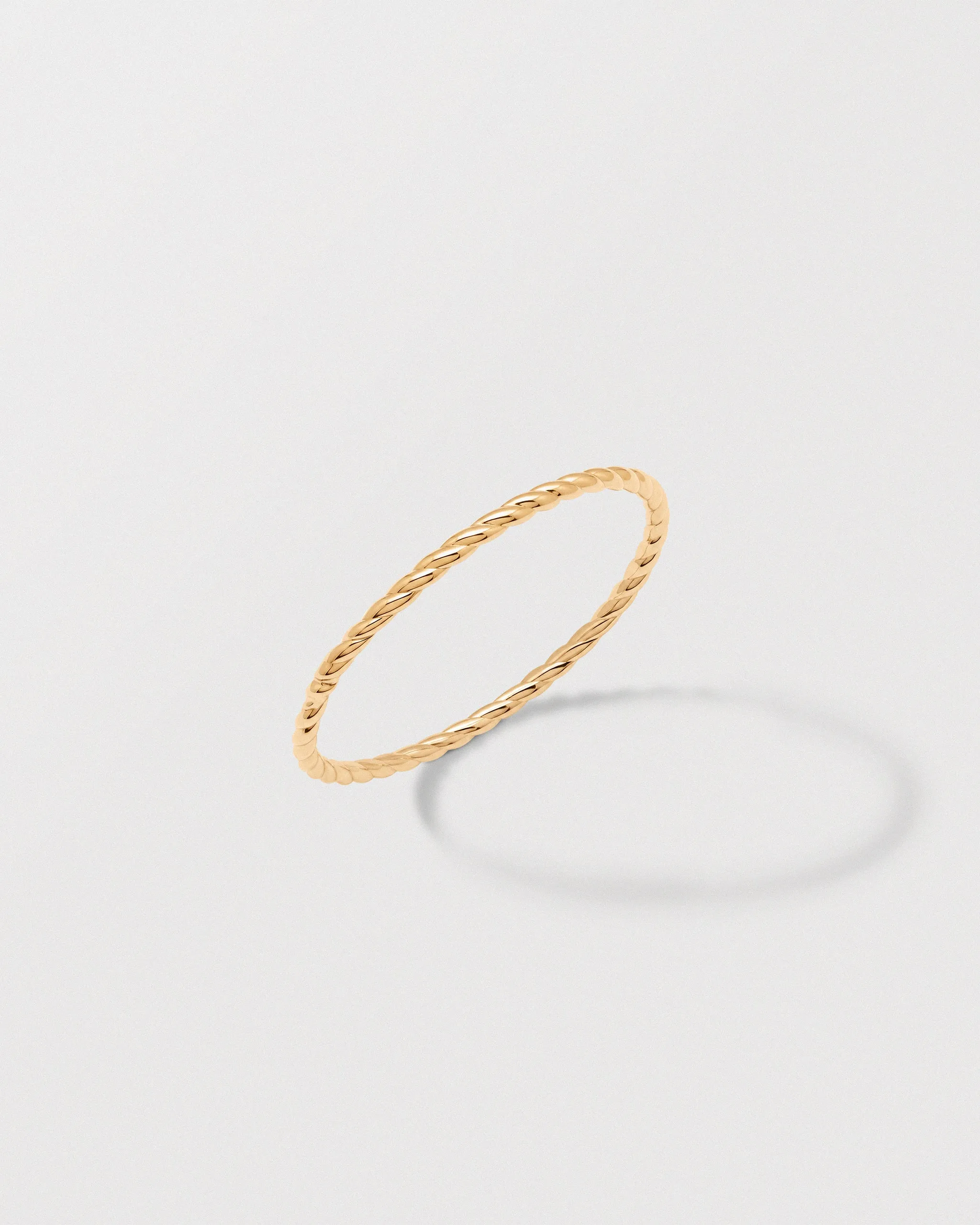 BAGUE TESSE - Or jaune 18 carats