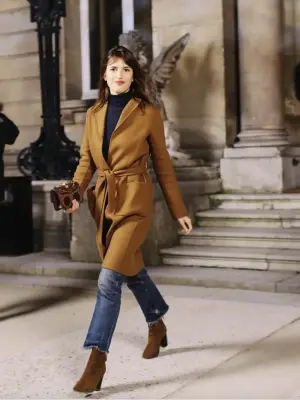 Bottines à talon épais GARETT en suède camel Prix boutique 600€ Taille 41 — photo 3