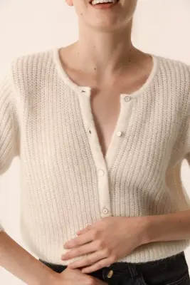 Gilet Bully Ecru — photo 2
